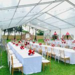 63 RECTANGULAR TABLES WITH LINEN12